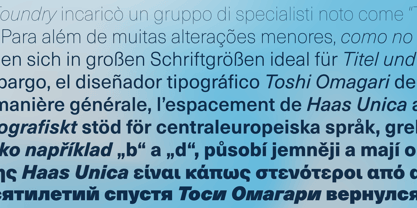 Neue Haas Unica Paneuropean Font Poster 5